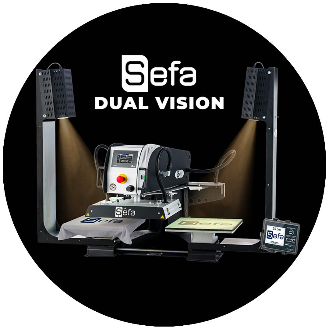Système Dual Vision SEFA – projecteur de positionnement pour presse DUPLEX